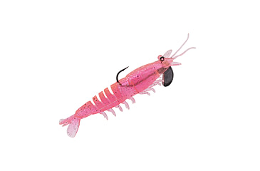Image of Strike King Pre-Rigged Tidal Shrimp 1/4oz, Flamingo, 4.25in, PRSSW425-346