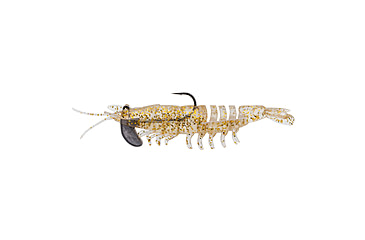 Image of Strike King Pre-Rigged Tidal Shrimp 1/4oz, Gold Rush, 2.75in, PRSSW275-519