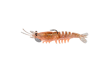 Image of Strike King Pre-Rigged Tidal Shrimp 1/4oz, New Penny, 4.25in, PRSSW425-160