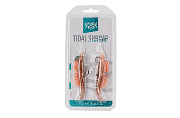 Image of Strike King Pre-Rigged Tidal Shrimp 1/4oz, New Penny, 4.25in, PRSSW425-160