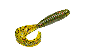 Image of Strike King Rage Tail Grub Fishing Lure, Soft Plastic Curly Tail Grub, Watermelon Seed w/ Red Flake, 4in, 10-Pack, RGGRUB4-18, RGGRUB4-18