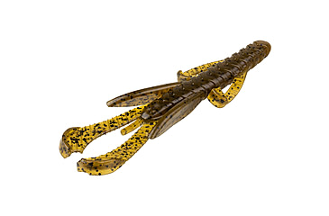 Image of Strike King Rage Hawg Softbait, 6 pack, 5in, Green Pumpkin, 12-36075