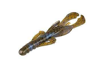 Image of Strike King Rage Hawg Softbait, 7 pack, 4in, Blue Craw Red Flake, 12-36871