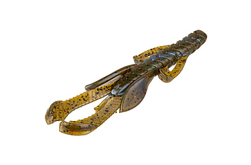 Image of Strike King Rage Hawg Softbait, 7 pack, 4in, Blue Craw Red Flake, 12-36871