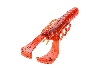 Image of Strike King Rage Scounbug Fishing Lure, Soft Plastic Craw, Fire Craw, 3 1/2in, 9-Pack, RGSB35-900, RGSB35-900