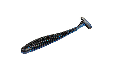 Image of Strike King Rage Slim Swimmer Softbait, 8 pack, 4in, Blue Bug, 12-36106