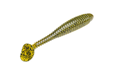 Image of Strike King Rage Swimmer Fishing Lure, Soft Plastic Swimbait, Green Pumpkin, 4 3/4in, 6-Pack, RGSW434-46, RGSW434-46