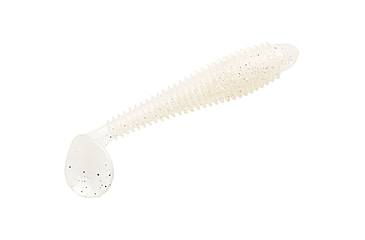 Image of Strike King Rage Swimmer Fishing Lure, Soft Plastic Swimbait, Pearl Flash, 3 1/4in, 8-Pack, RGSW314-266, RGSW314-266