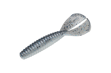 Image of Strike King Rage Twin Tail Menace Fishing Lure, Soft Plastic Grub, Smokey Shad, 3 1/2in, 8-Pack, RGTTMG-57, RGTTMG-57