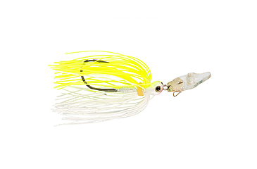 Image of Strike King Rattling Thunder Cricket Bladed Jig, 1/2oz, 2.5in, Chartreuse White, 12-36315