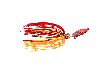 Image of Strike King Rattling Thunder Cricket Bladed Jig, 1/2oz, 2.5in, Fire Craw, 12-36325