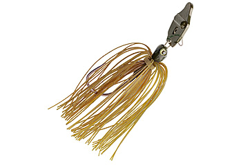 Image of Strike King Rattling Thunder Cricket Bladed Jig, 1/2oz, 2.5in, Green Pumpkin, 12-36316