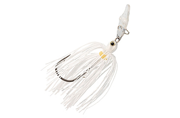 Image of Strike King Rattling Thunder Cricket Bladed Jig, 1/2oz, 2.5in, White, 12-36314