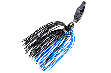 Image of Strike King Rattling Thunder Cricket Bladed Jig, 3/8oz, 2.5in, Black/Blue, 12-36307