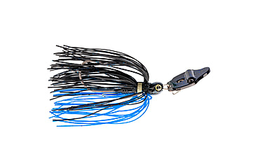 Image of Strike King Rattling Thunder Cricket Bladed Jig, 3/8oz, 2.5in, Black/Blue, 12-36307