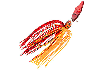 Image of Strike King Rattling Thunder Cricket Bladed Jig, 3/8oz, 2.5in, Fire Craw, 12-36313