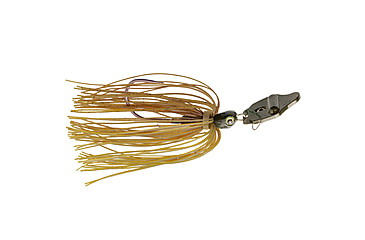 Image of Strike King Rattling Thunder Cricket Bladed Jig, 3/8oz, 2.5in, Green Pumpkin, 12-36304