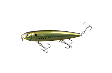 Image of Strike King Saltwater Mega Dawg Topwater Baits, Golden Shiner, 2oz, HCMDSW-215
