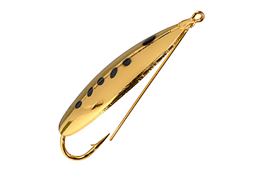 Image of Strike King Saltwater Weedless Spoon, Gold Pogy, 3in, SWLS-744