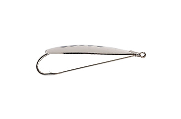 Image of Strike King Saltwater Weedless Spoon, Silver Bunker, 3in, SWLS-532