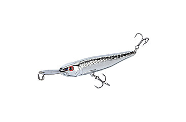 Image of Strike King Strike King Evader 80 Hardbait, 3.25in, 7/16oz, Carolina Chrome, 12-36276