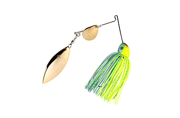 Image of Strike King Tour Grade Heavy Cover Spinnerbait, Chartreuse / Powder with Blue Back, 1/2oz, TGHCSB12CW-561