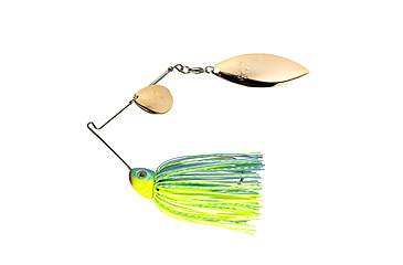 Image of Strike King Tour Grade Heavy Cover Spinnerbait, Chartreuse / Powder with Blue Back, 1/2oz, TGHCSB12CW-561