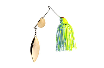 Image of Strike King Tour Grade Heavy Cover Spinnerbait, Chartreuse / Powder with Blue Back, 1/2oz, TGHCSB12CW-561