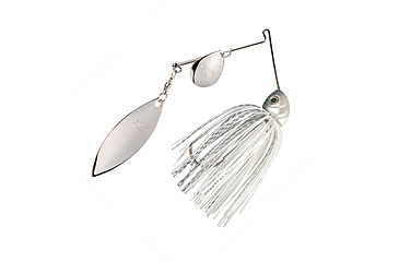 Image of Strike King Tour Grade Heavy Cover Spinnerbait, White Chrome, 1/2oz, TGHCSB12CW-404