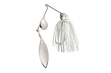 Image of Strike King Tour Grade Heavy Cover Spinnerbait, White Chrome, 1/2oz, TGHCSB12CW-404