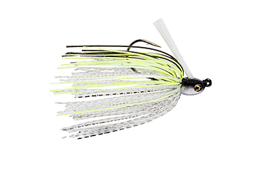 Image of Strike King Tour Grade Tungsten Compact Swim Jig, Chartreuse Shad, 1/2oz, TGTSJ12-598