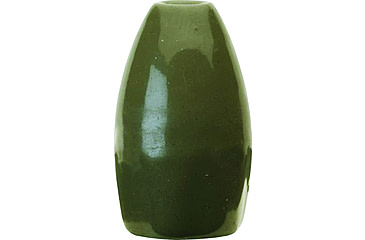 Image of Strike King Tour Grade Tungsten Bullet Weight, Tungsten Terminal Fishing Tackle, Green Pumpkin, 1/8oz, 4-Pack, TGTW18-46, TGTW18-46