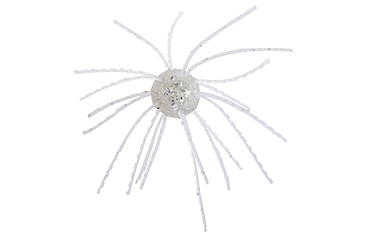 Image of Strike King Tumbleweed Salted Softbait, 4 pack, 3in, Pearl Flash, 12-36255