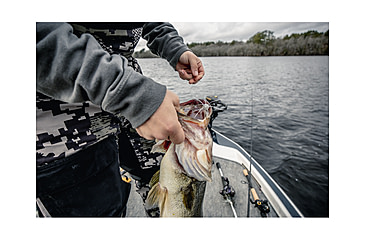 Image of Strike King Tumbleweed Salted Softbait, 4 pack, 3in, Pearl Flash, 12-36255