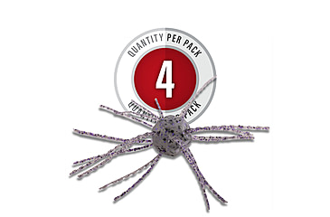 Image of Strike King Tumbleweed Salted Softbait, 4 pack, 3in, Prism Smoke, 12-36263