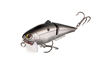 Image of Strike King Wake Shad Topwater Baits, Mirage Chrome Black, 1oz, HCWS2-428