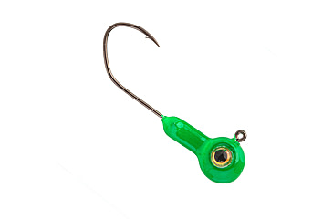Image of Strike King XL Stiletto Head Jig, 1/8oz, 1.5in, Limetreuse, 12-19116