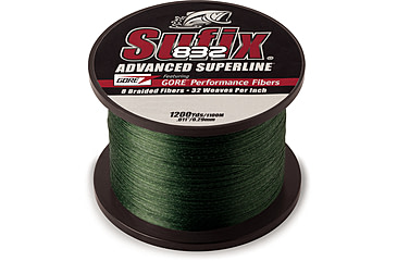 Image of Sufix 832 Braid 65lb Line, Low-Vis Green, 1200 Yds, 660-365G