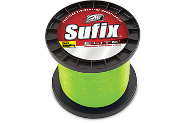 Image of Sufix Elite 20lb Line, Hi-Vis Yellow, 3000 Yds, 661-320Y