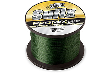 Image of Sufix ProMix Braid 65lb Line, Low-Vis Green, 1200 Yds, 630-365G