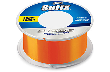 Image of Sufix Siege 14lb Line, Neon Tangerine, 330 Yds, 662-114NT