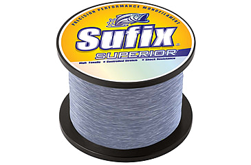 Image of Sufix Superior Smoke Blue Monofilament - 20lb - 11745 yds, 649-020