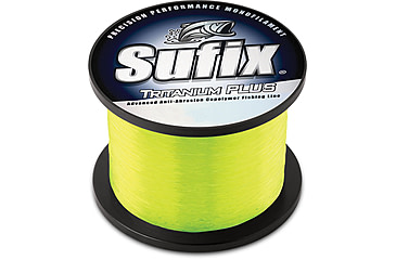 Image of Sufix Tritanium Plus 17lb Line, Chartreuse, 840 Yds, 696-117CH