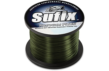 Image of Sufix Tritanium Plus 17lb Line, Dark Green, 840 Yds, 696-117G