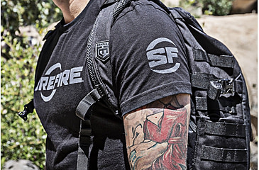 Image of SureFire SF Logo T-Shirt - Men's, 100% Cotton, Black, Medium SST-SFL-BK-M