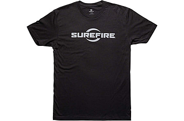 Image of SureFire SF Logo T-Shirt - Mens, 100% Cotton, Black, Medium, SST-SFL-BK-M