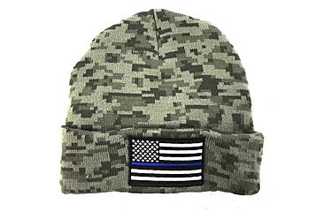 Image of Thin Blue Line Camo Beanie - BEANIE-TBL-CAMO