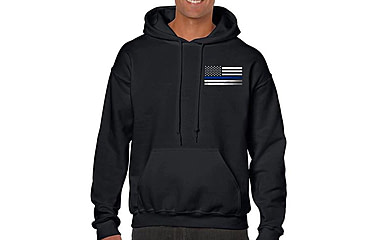 Image of Thin Blue Line Hoodie - Remember - MENS-REM-HOOD-XXL