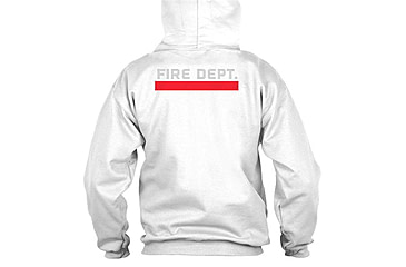 Image of Hoodie - Thin Red Line Flag - Fire Department