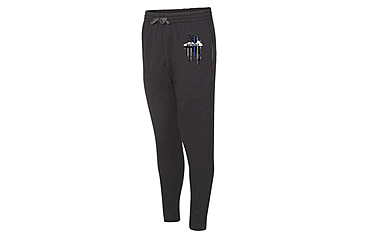 Image of Thin Blue Line Joggers, Detroit, Black - DETROIT-TBL-JOGGERS-BLK-XXL